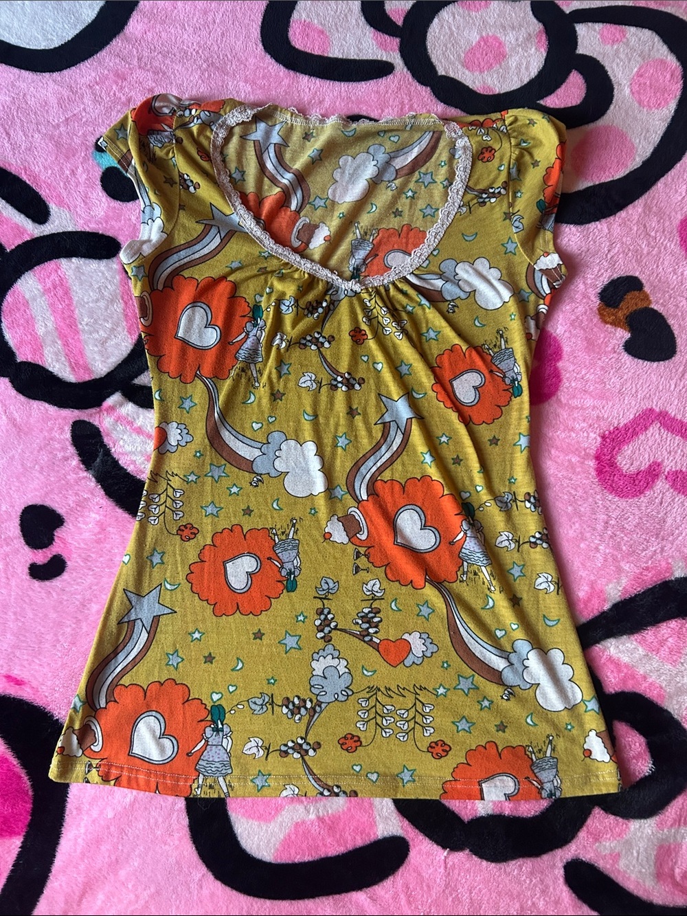 Whimsy Baby Doll Top